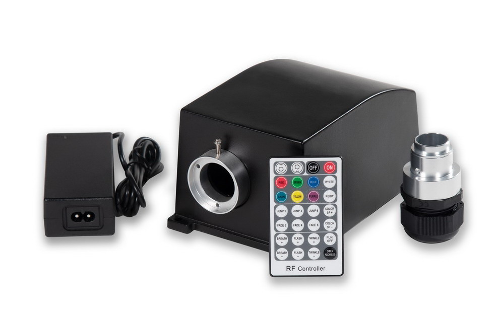 Newest 20W White LED DMX Fiber Optic Light Source LET-2001DMX | Fiberopticslight.com