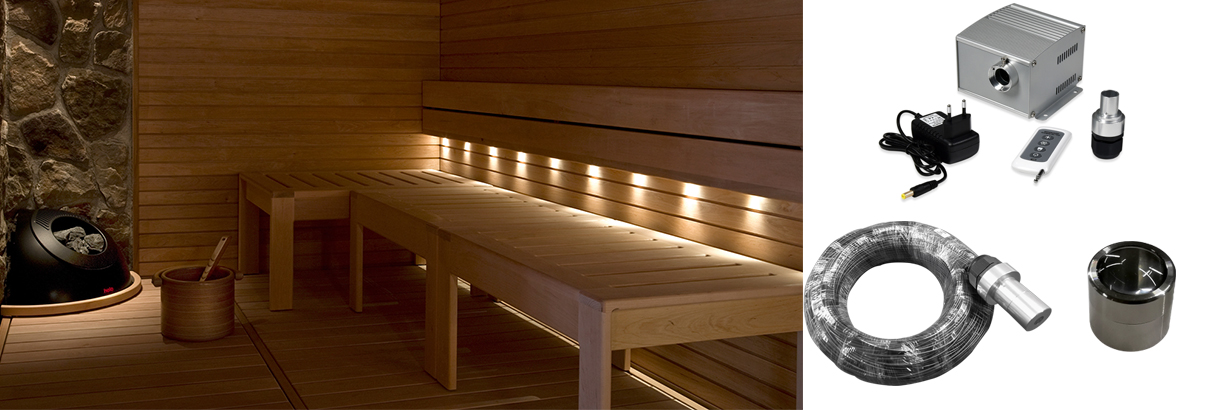 SANLI LED 5W LED Fiber Optic Star Sauna Light Kit for Sauna Room | Fiberopticslight.com