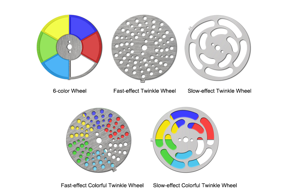 Color Wheel for 20W IP65 Swimming Pool Fiber Optic Illuminator | Fiberopticslight.com
