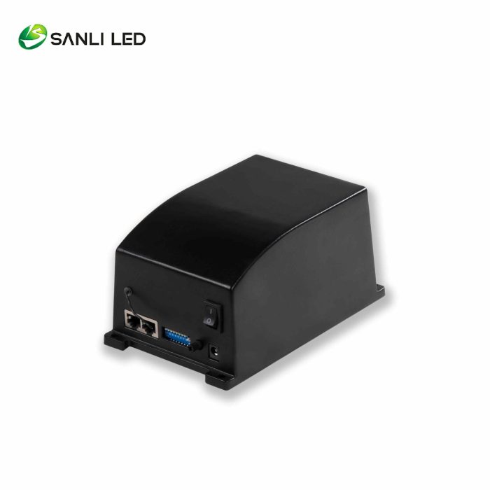 SANLI LED 20W White LED DMX Fiber Optic Light Source LET-2001DMX Back - Fiberopticslight.com
