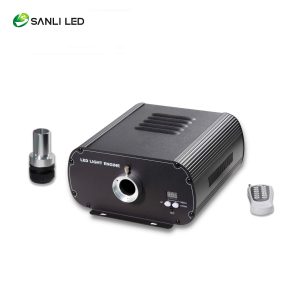 SANLI LED 40W White DMX LED Fiber Optic Illuminator LEI-4001DMX Front - Fiberopticslight.com