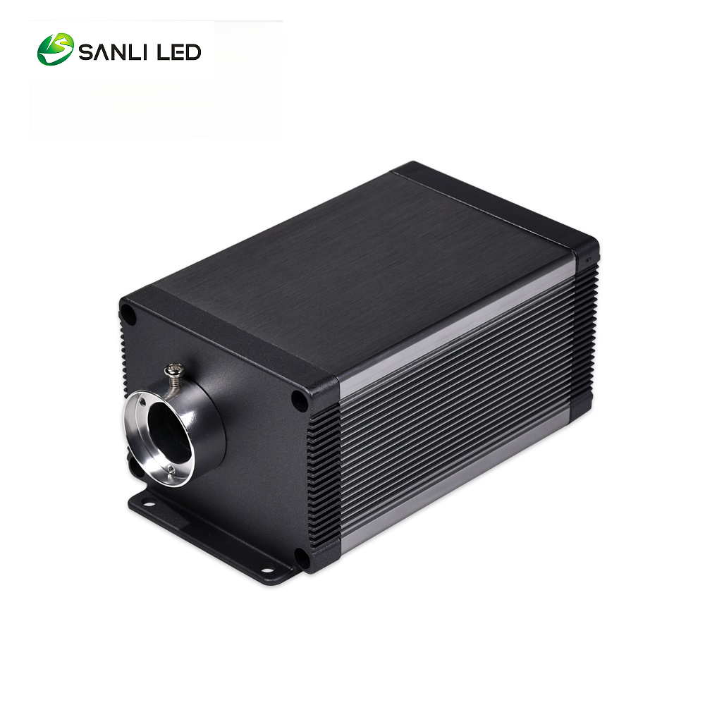 SANLI LED 4x3W RGBW Fiber Optic Light Box with Twinkle Wheel LLE-005RGBW - Fiberopticslight.com