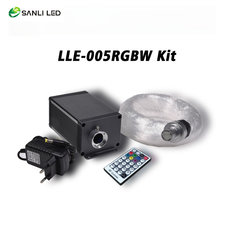SANLI LED 4x3W RGBW LED Fiber Optic Sensory Lighting Kit - Fiberopticslight.com