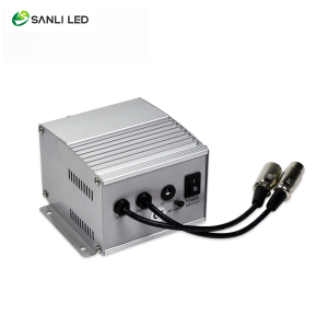 SANLI LED 5W White DMX LED Fiber Optic Light Source LEA-501DMX Back - Fiberopticslight.com