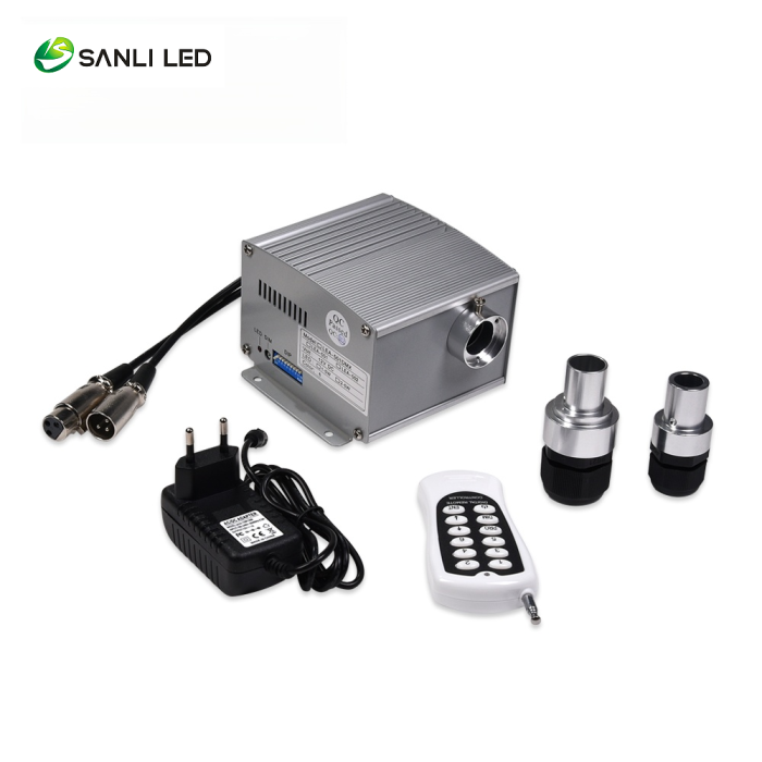 SANLI LED 5W White DMX LED Fiber Optic Light Source LEA-501DMX Front - Fiberopticslight.com