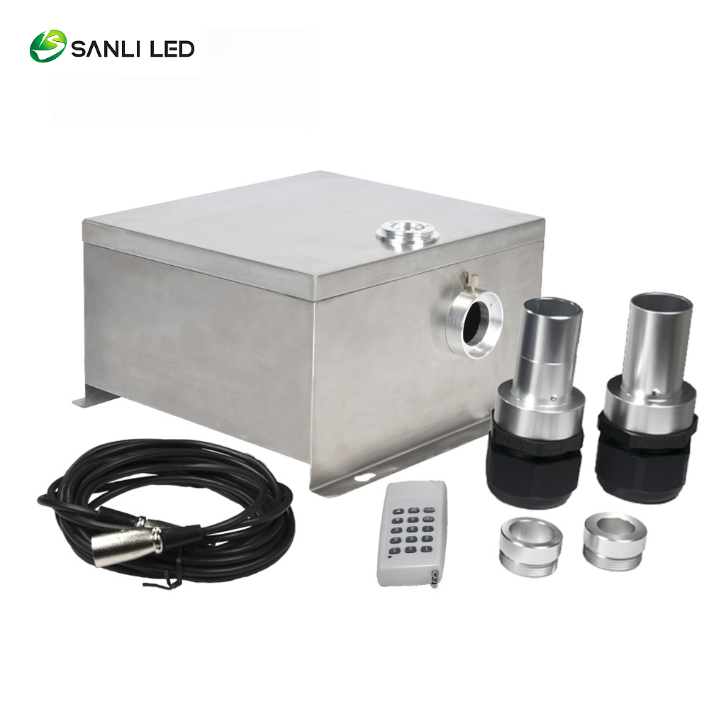 SANLI LED 80W Dual Wheels DMX LED Pool Illuminator LEJ-8001DMXWP - Fiberopticslight.com