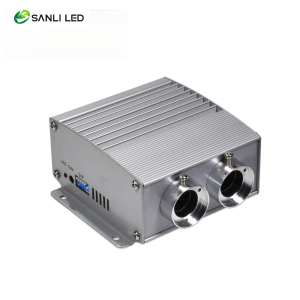 SANLI LED Dual Head 4x3W RGBW LED Light Source LEB-432 - Fiberopticslight.com