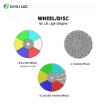 SANLI LED Fiber Optic Colour Wheel for High Voltage LED Light Source - Fiberopticslight.com