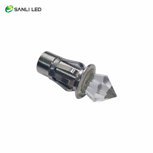 SANLI LED Fiber Optic Crystal End Fittings EP-018 - Fiberopticslight.com