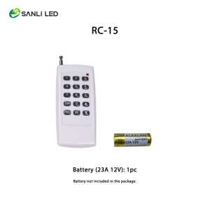 SANLI LED Fiber Optic Remote Control RC-15 - Fiberopticslight.com