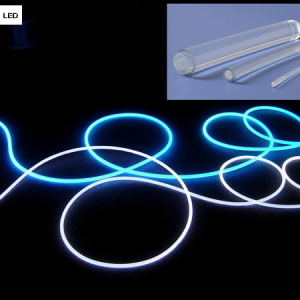 SANLI LED Solid Core Side Glow Optical Fiber Cable - Fiberopticslight.com