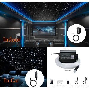 16W RGBW Star Light Headliner Kit with Remote Control Application - Fiberopticslight.com