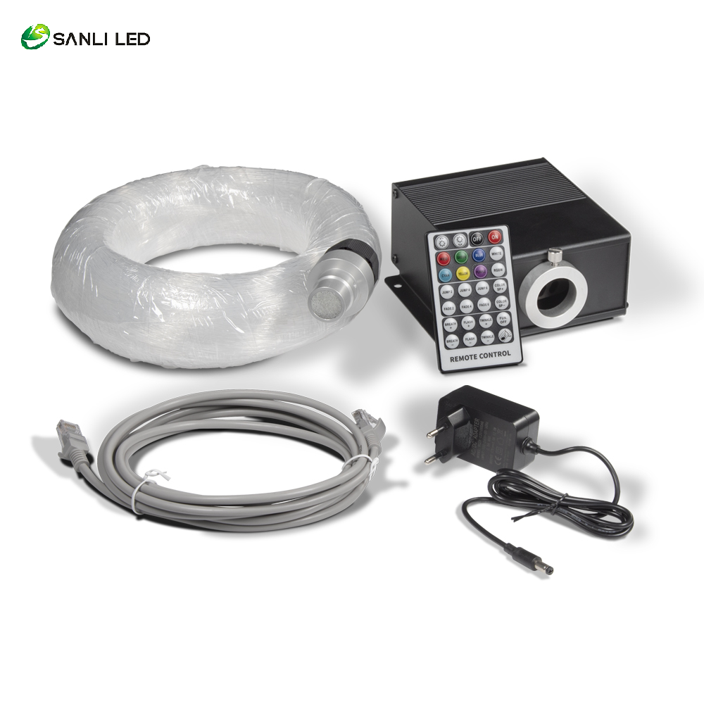 4x3W RGBW DMX APP Control LED Fiber Optic Light Source LEC-431DMX - Fiberopticslight.com