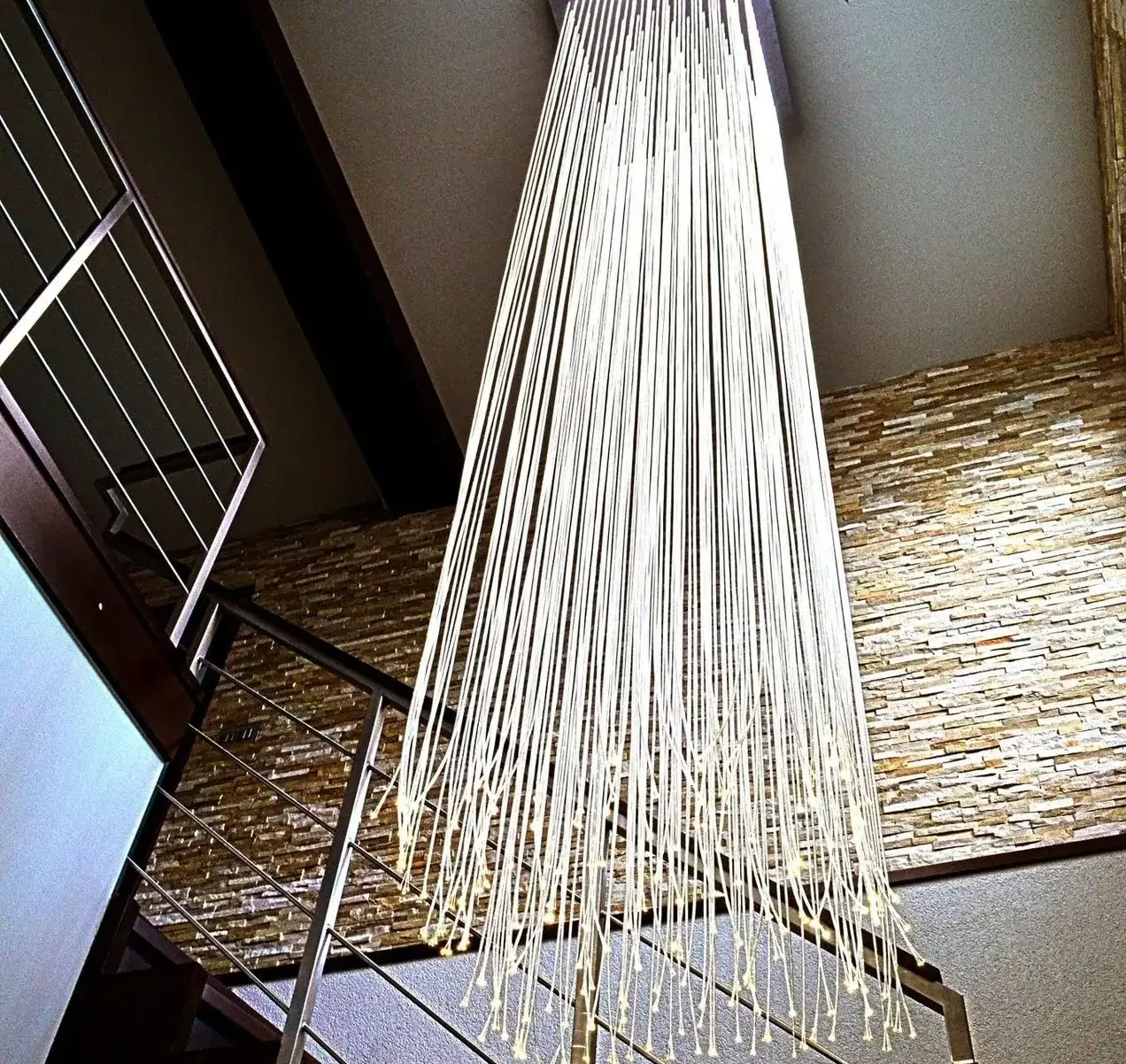 Sanli LED Fiber Optic Chandelier | Fiberopticslight.com