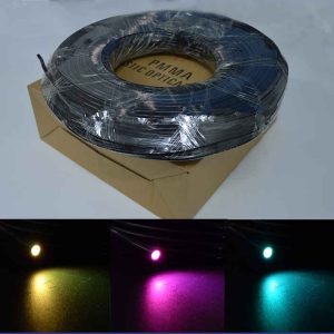SANLI LED Solid Core End Glow Fiber Optic Lighting Cable -Fiberopticslight.com