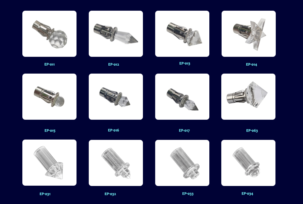 Sanli LED Fiber Optic Crystal Star Fittings for Ceiling Starry Lights | Fiberopticslight.com