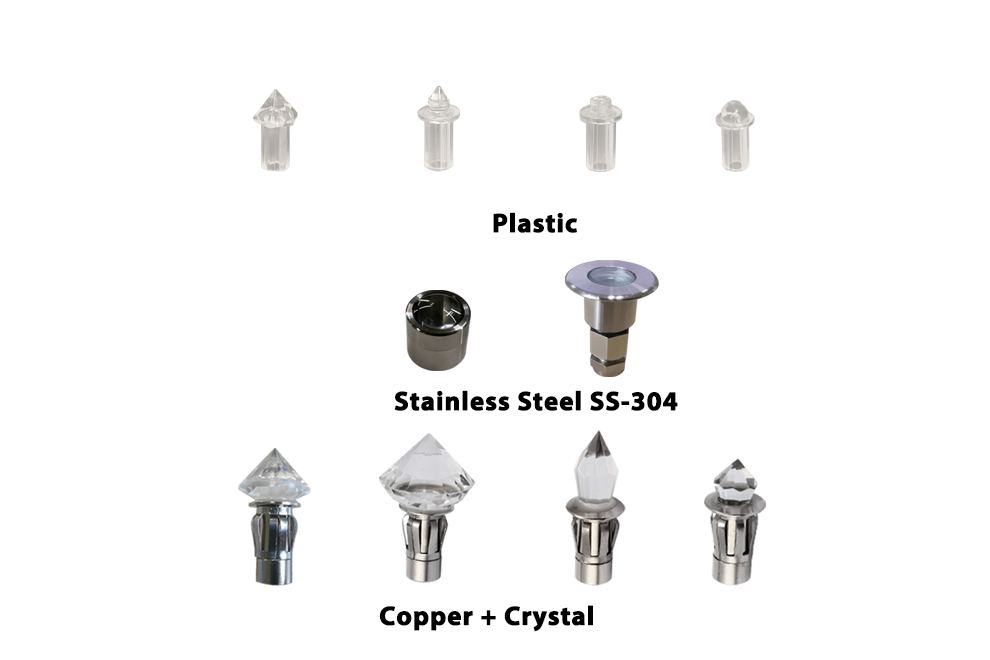 Sanli LED Fiber Optic SPA Lighting 3rd Element - End Fittings | Fiberopticslight.com