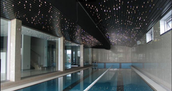 Sanli LED 4x12W RGBW LED Fiber Optic Star Ceiling Kit for Indoor Pool Ceilings | Fiberopticslight.com
