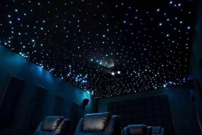 Sanli LED 4x12W RGBW LED Fiber Optic Star Ceiling Kit for Room Ceilings | Fiberopticslight.com