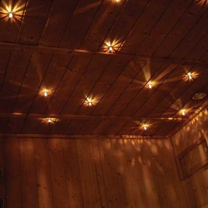 Fiber Optic Crystal End Fittings EP-012 for Sauna Ceilings | Fiberopticslight.com