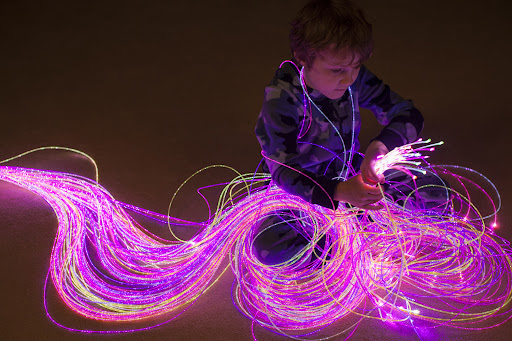 Sanli LED Sensory Room Fibre Optic Lights for Children | Fiberopticslight.com