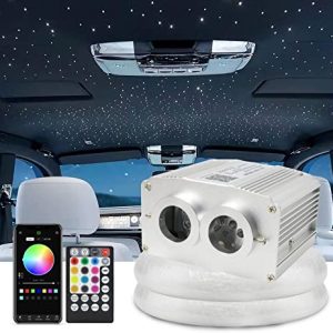 Dual Head Twinkle RGBW 16W Car Star Lights for Car Truck Roof with Remote Control | Fiberopticslight.com